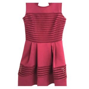 Short Maroon formal dress